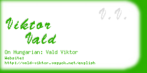 viktor vald business card